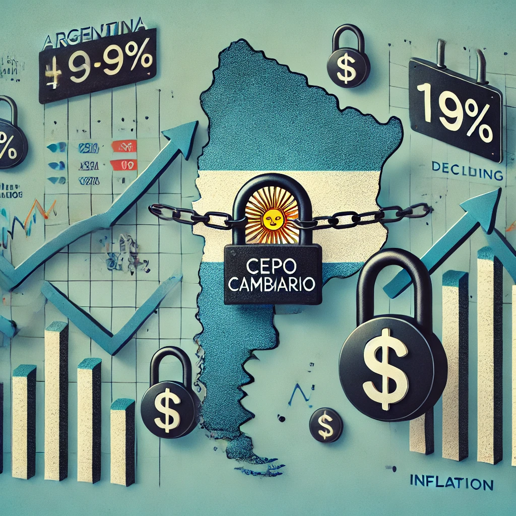 Cepo cambiario en Argentina: inflación y economía.