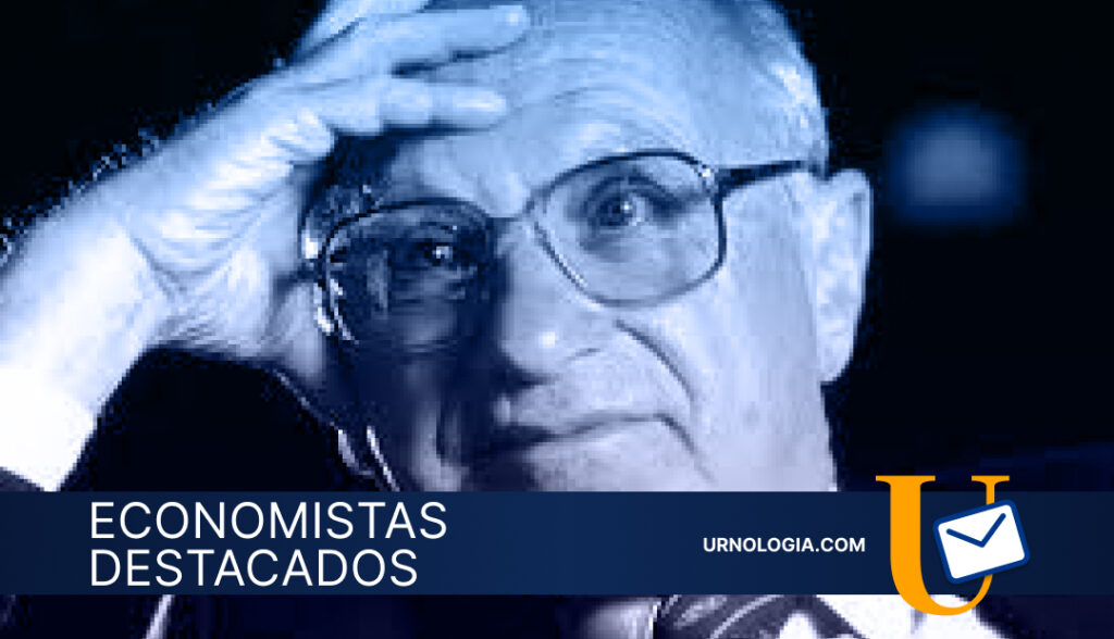 Economistas destacados, hombre con gafas.